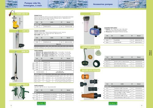 Raccords automatiques laiton - Systèmes d'arrosage TECHNO