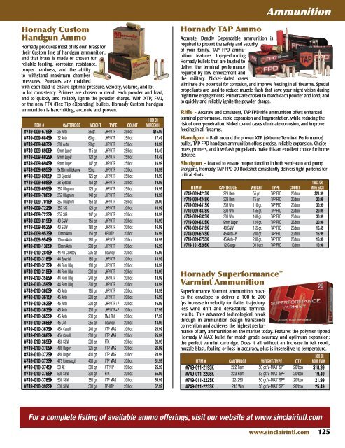 Sinclair 2013-A PDF - Brownells