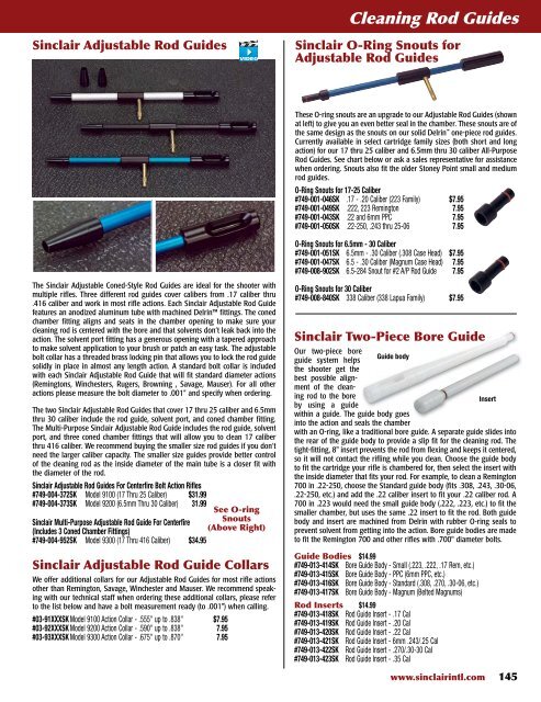 Sinclair 2013-A PDF - Brownells