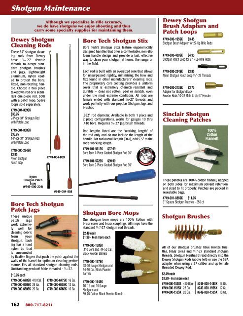 Sinclair 2013-A PDF - Brownells