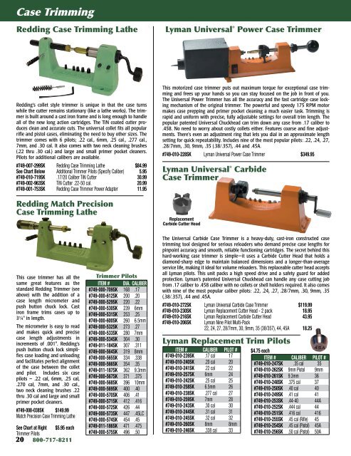 Sinclair 2013-A PDF - Brownells