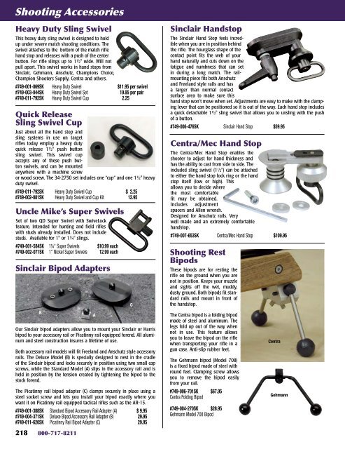 Sinclair 2013-A PDF - Brownells