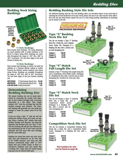 Sinclair 2013-A PDF - Brownells