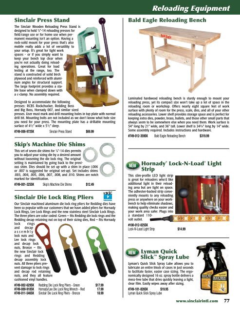 Sinclair 2013-A PDF - Brownells