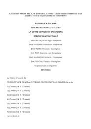 Cassazione Penale, Sez. 4, 16 aprile 2012, n. 14407 ... - CPT Palermo