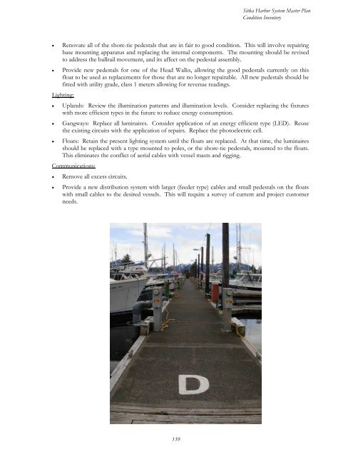 HARBOR SYSTEM MASTER PLAN - City and Borough of Sitka