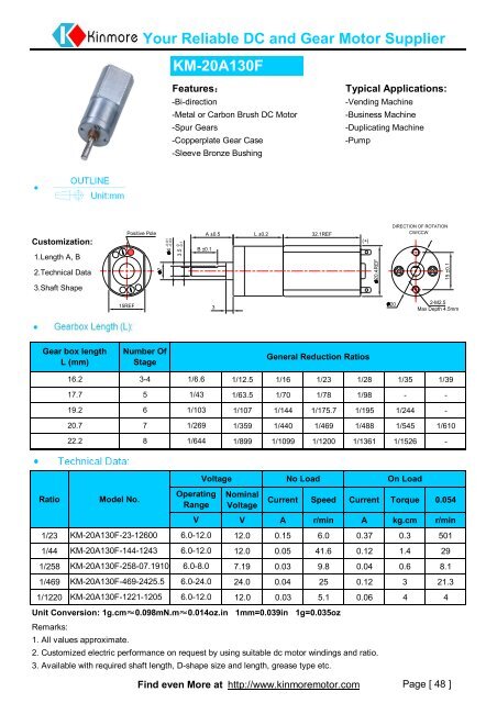 Your Reliable DC and Gear Motor Supplier - Koco Motion GmbH
