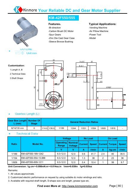 Your Reliable DC and Gear Motor Supplier - Koco Motion GmbH