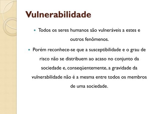 VULNERABILIDADE