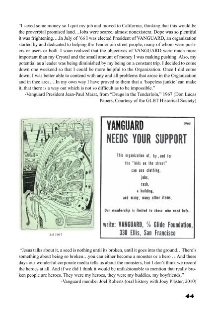 Vanguard Revisited - GLBT Historical Society