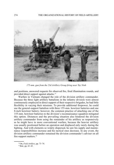 Field ArTillery - US Army Center Of Military History