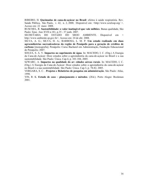 Obtenção do Crédito de Carbono através de Projetos de ... - Engema