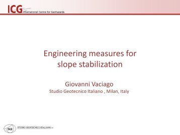 Engineering Measures for Slope Stabilization
