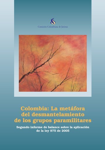 La metáfora del desmantelamiento de los grupos paramilitares ...
