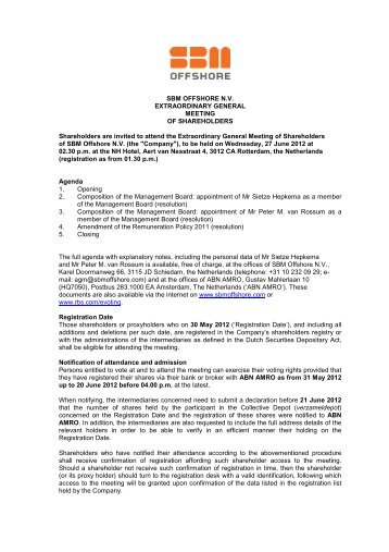 2012 05 17 EGM Notice SBM OFFSHORE EN