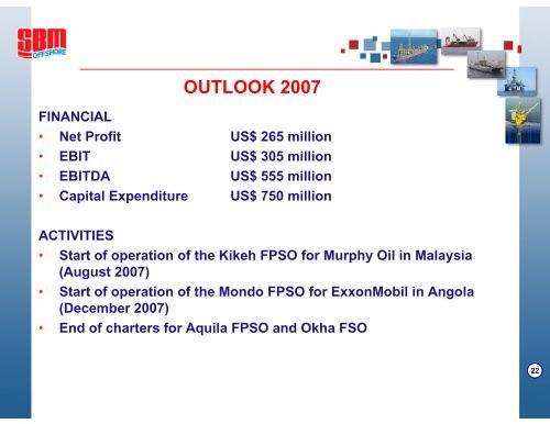 HALF-YEAR RESULTS 2007 ANALYSTS ... - SBM Offshore