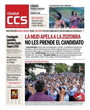 la mud apela a la zozobra no les prende el candidato - Ciudad CCS
