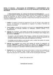 edital n.º 002/2012 - Ministério Público de Pernambuco