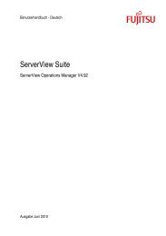 ServerView Operations Manager V4.92 - Online manuals - Fujitsu