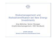 Risikomanagement bei Projektfinanzierungen ... - Scope