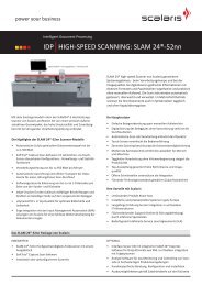 IDP HIGH-SPEED SCANNING: SLAM 24®-52nn - Scalaris