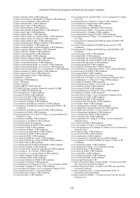 Checklist Of Cites Species – CHECKLIST OF CITES SPECIES – UQCC