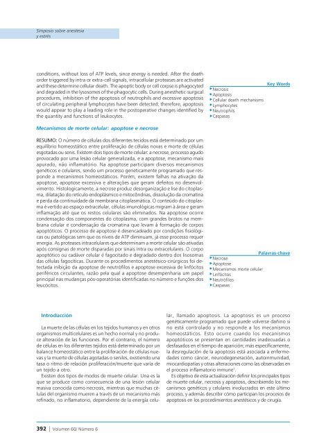 Mecanismos de muerte celular: apoptosis y necrosis