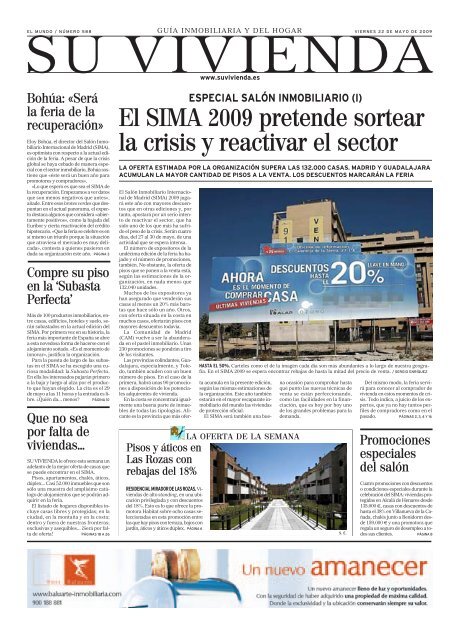 El SIMA 2009 pretende sortear la crisis y reactivar el sector - El Mundo