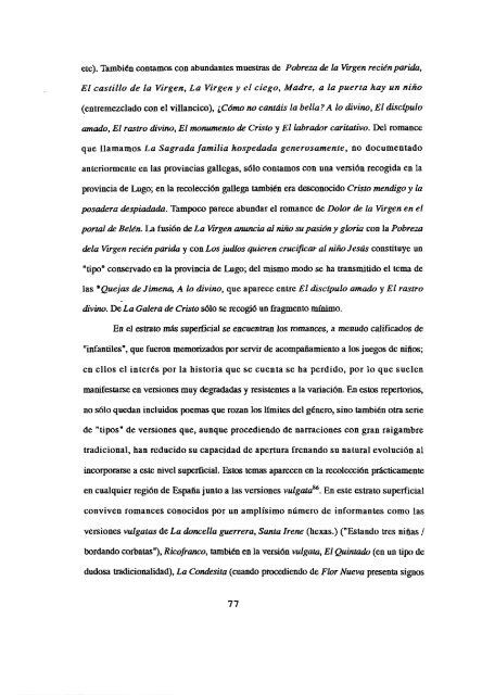los romances tradicionales de galicia - Universidad Complutense ...