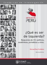 ¿Qué es ser de Izquierda?. Versión preliminar - Instituto del Perú