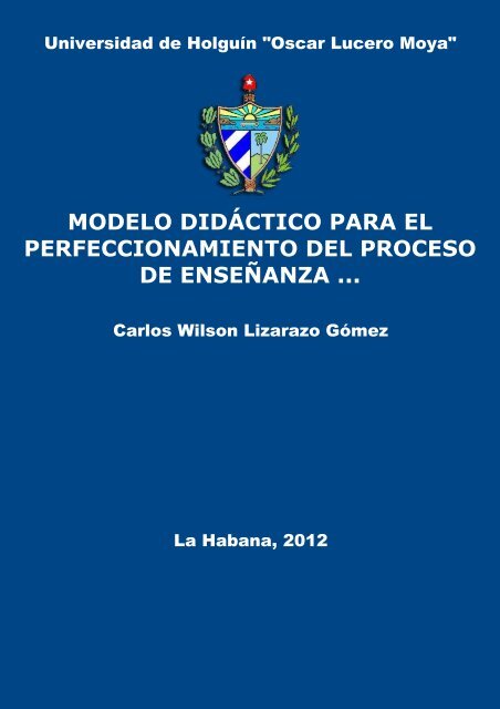 Modelo didáctico para el perfeccionamiento del proceso de ...