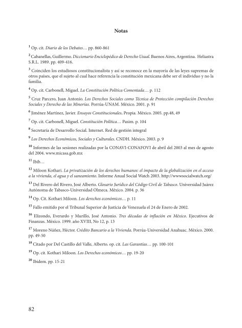 La Vivienda como Derecho Constitucional - Universidad Juárez ...