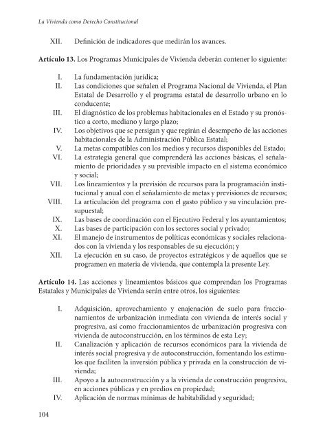 La Vivienda como Derecho Constitucional - Universidad Juárez ...