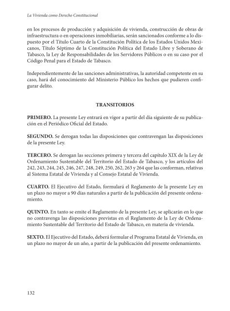 La Vivienda como Derecho Constitucional - Universidad Juárez ...