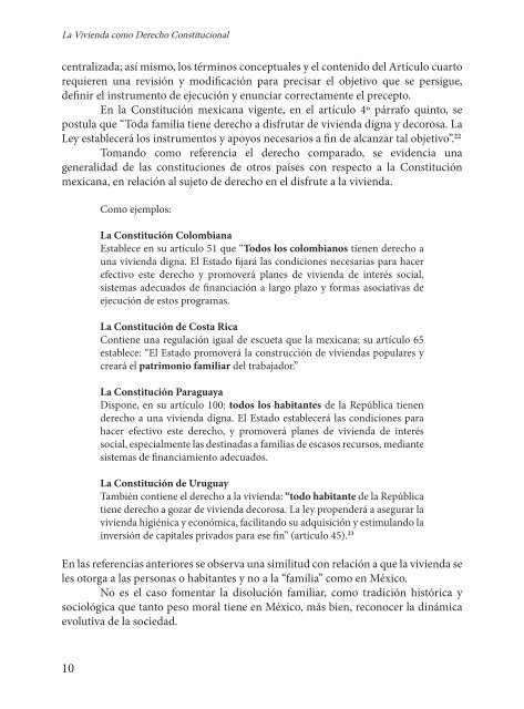 La Vivienda como Derecho Constitucional - Universidad Juárez ...