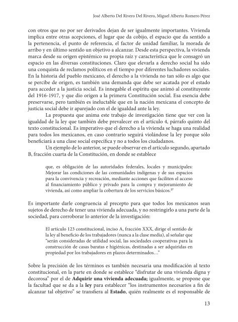 La Vivienda como Derecho Constitucional - Universidad Juárez ...