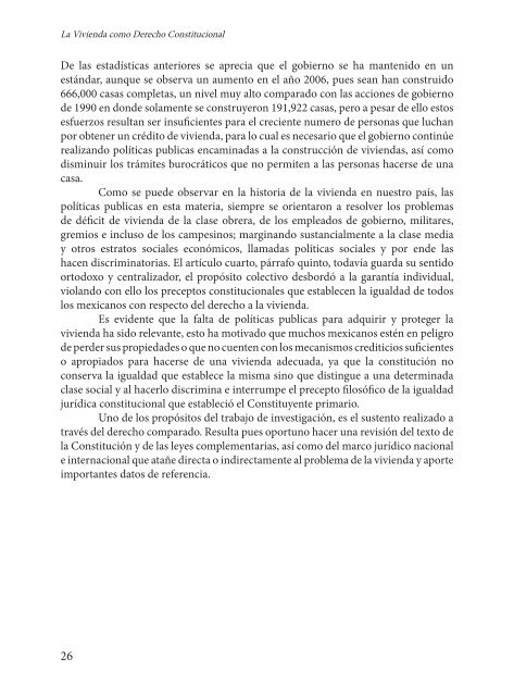 La Vivienda como Derecho Constitucional - Universidad Juárez ...