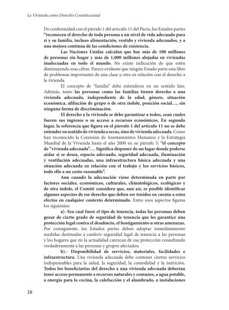 La Vivienda como Derecho Constitucional - Universidad Juárez ...