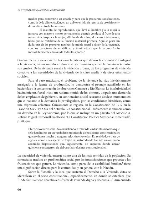 La Vivienda como Derecho Constitucional - Universidad Juárez ...