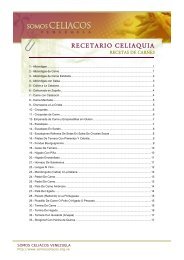 RECETARIO CELIAQUIA - Fundación Celiaca de Venezuela