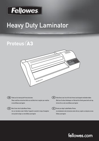 Heavy Duty Laminator - Fellowes