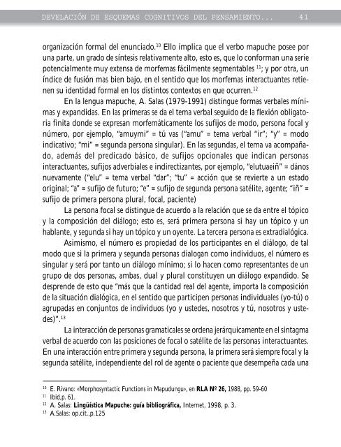 develación de esquemas cognitivos del pensamiento mapuche a ...