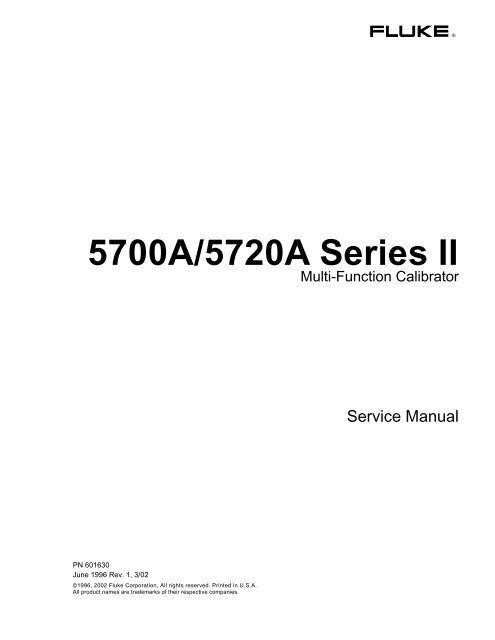 Operating & Maintenance Manual Krohn-Hite 4300A Sine-Square Wave Generator