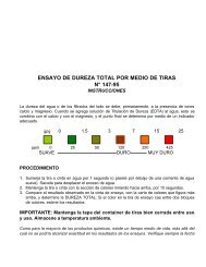 ensayo de dureza total por medio de tiras n° 147-95 - ExpotechUSA