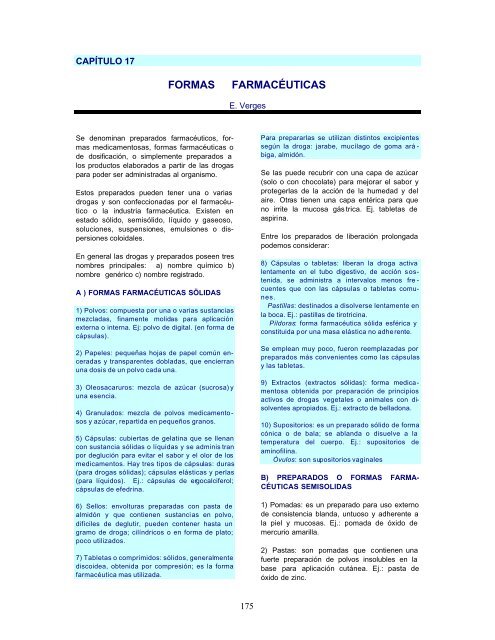 Formas Farmaceuticas