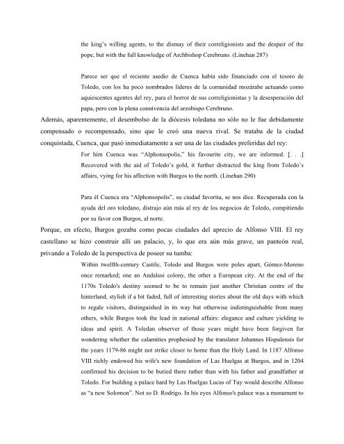 A. La corte de Alfonso VIII - Gonzalo de Berceo