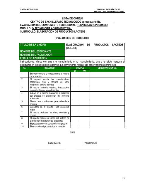 elaboracion de queso molido - CBTa 233