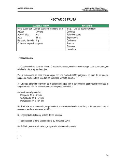 elaboracion de queso molido - CBTa 233