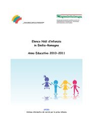 Elenco Nidi d'infanzia in Emilia-Romagna Anno Educativo 2010-2011