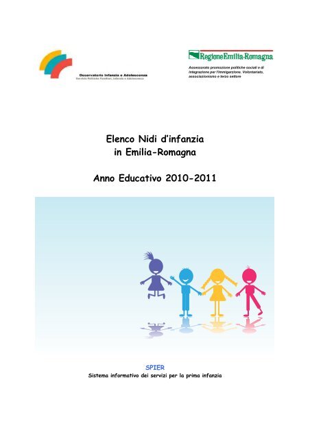 Elenco Nidi d'infanzia in Emilia-Romagna Anno Educativo 2010-2011